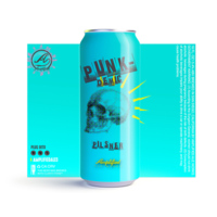 Amplified Ale Works' Punkdemic Pils Can Label