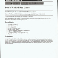 Pete's Wicked Red Clone.