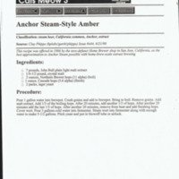 Anchor Steam-style Amber.